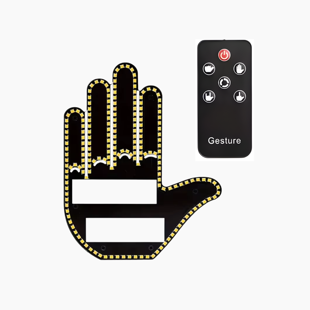 Rolig Handgest-lampa för Bilens Bakruta